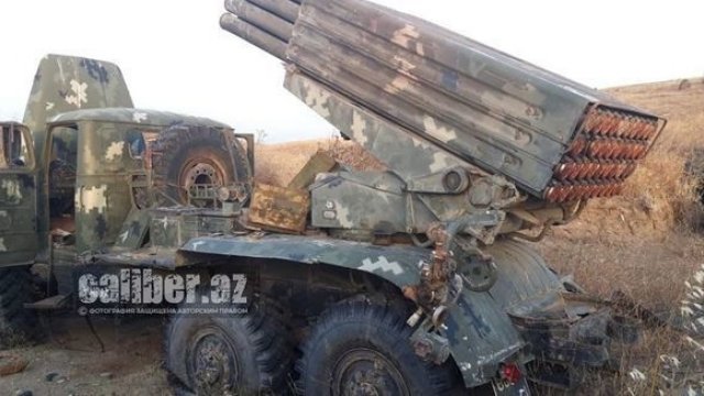 Ermənistan ordusu Azərbaycana iki BM-21 “Qrad” “hədiyyə” etdi - FOTO