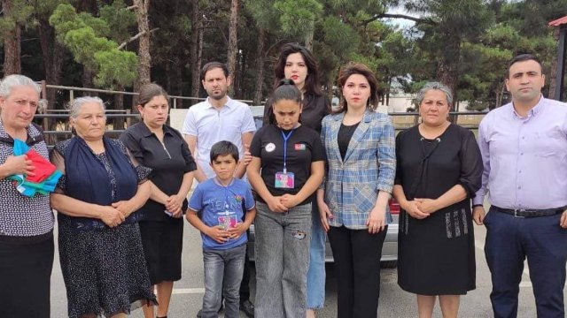 Vətən müharibəsi şəhidinin ailəsi ziyarət edildi - FOTO
