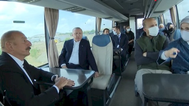 İlham Əliyevlə Əminə Ərdoğan arasında səmimi dialoq -xa0VİDEO