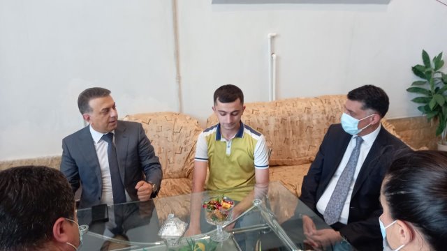 Əlil Arabasında Qılıncoynatma Federasiyası qazilərlə görüşləri davam etdirir