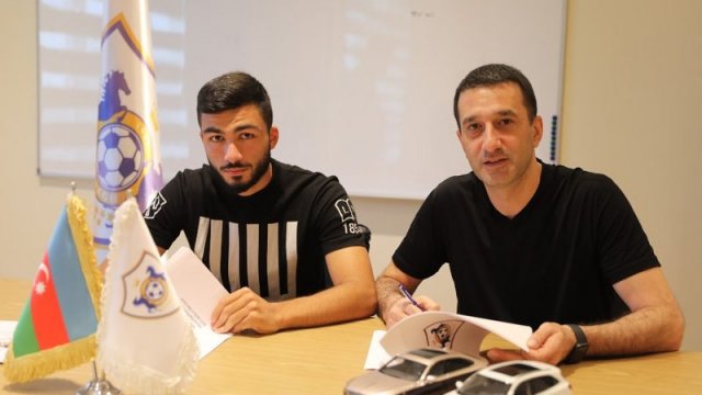 “Qarabağ” Qurban Qurbanovun oğlu ilə müqavilə imzaladı