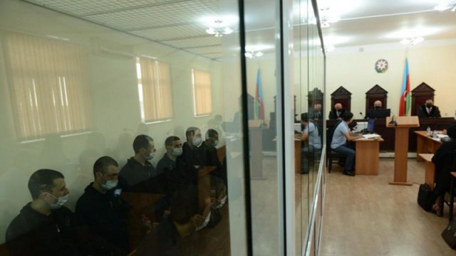 Erməni terrorçuların məhkəməsində ittiham aktı elan edildi - FOTOLAR