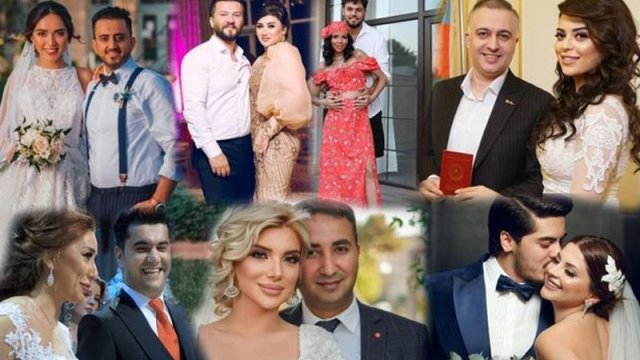 Pandemiyada evlənən, boşanan, küsüb barışan şou əhli - FOTO