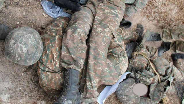 Füzuli və Cəbrayılda 4 erməni hərbçisinin meyiti tapıldı