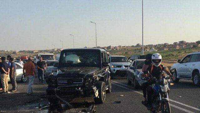 “Qurtuluş-93” MTK rəhbərinin həyat yoldaşı da qəza törətdi, xəsarət alanlar var - FOTO