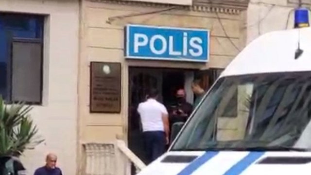 Polis rəisinin özünü öldürdüyü yerdən VİDEO