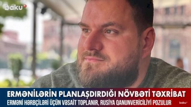 Ermənilər təxribat üçün Rusiya bankına pul yığır - VİDEO