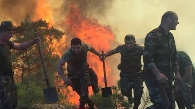 Yanğınsöndürənlərimiz Türkiyədə dəhşətli anlar yaşadı -xa0VİDEO