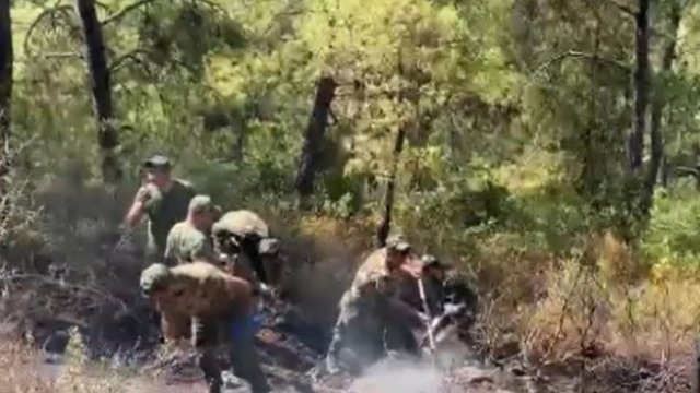 Marmarisdə meşə yanğınlarının genişlənməsinin qarşısı alınıb - FHN