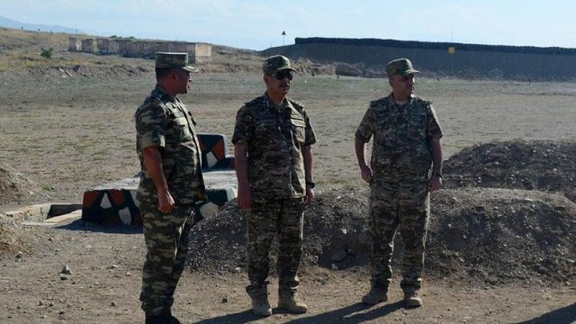 Zakir Həsənov bir neçə hərbi obyektin açılışında - FOTO/VİDEO