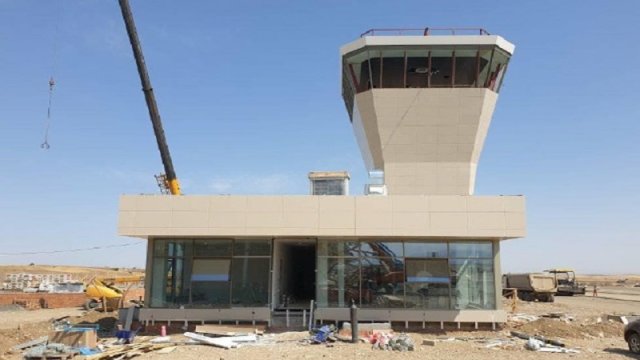 Füzuli aeroportunda son tamamlanma işləri (VİDEO)