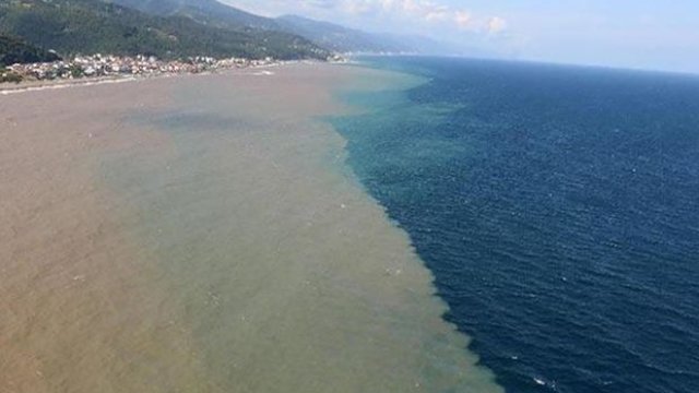 Qara dənizin rəngi dəyişdi - VİDEO