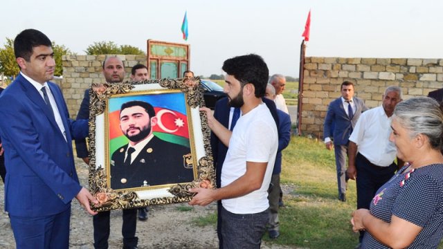 Vətən müharibəsi şəhidinin doğum günü qeyd olundu - FOTOLAR