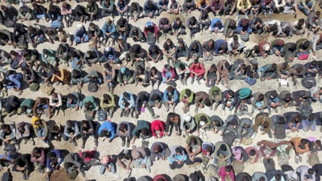 Türkiyədə sərhədi keçmək istəyən 113 əfqan miqrant saxlanıldı