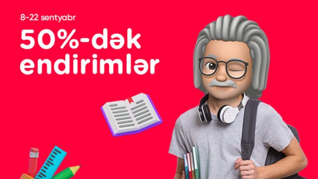 “Kontakt” “Dərsə ağıllı başla” kampaniyasına start verdi - 50 faizədək endirimlər