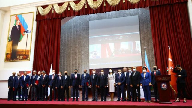 Bakıda Beynəlxalq TURAZ Akademiyası Konqresi işə başladı - FOTOLAR