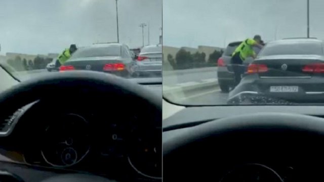 Polisdən qaçarkən digər maşınları əzən şəxs saxlanıldı - VİDEO/YENİLƏNİB