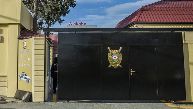 Bakıda Polis Şöbəsinə kanalizasiya suyu doldu - Video