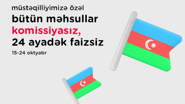 “Kontakt”da bütün məhsullar 24 ay faizsiz, KOMİSSİYASIZ olacaq