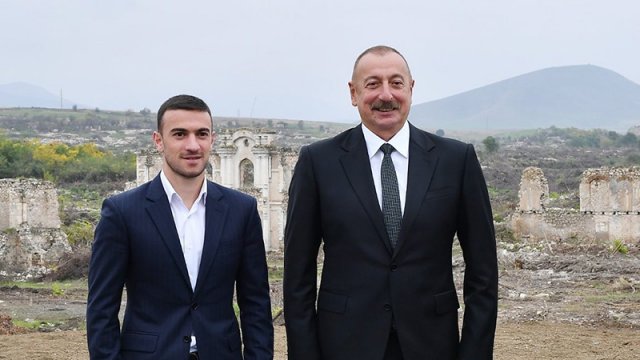 Qarabağın və yığmamızın üzvü Azərbaycan prezidenti ilə görüşdü (FOTO)