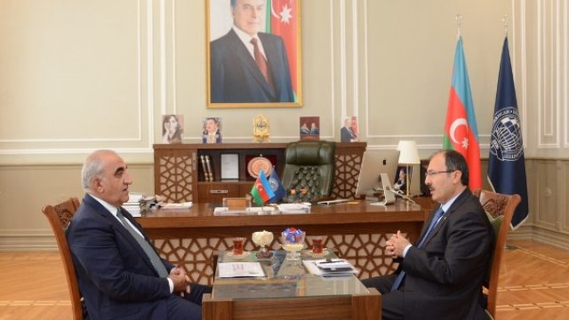 Ədalət Muradov Cahit Bağçı ilə görüşdü - FOTO