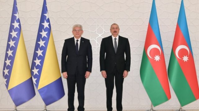 İlham Əliyev Şefik Caferoviçlə görüşdü - FOTOLAR