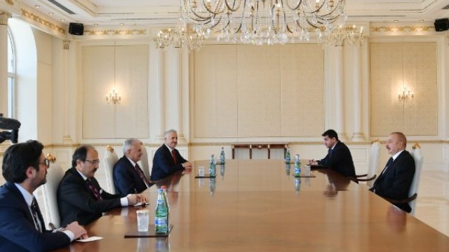 İlham Əliyev Binəli Yıldırımı qəbul etdi - FOTOLAR