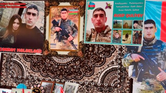 Şəhid Rusif Quliyevin şəhadətinin birinci ildönümü qeyd olundu (FOTO)
