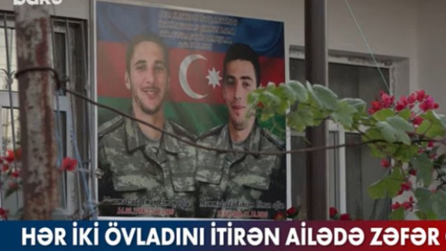 Hər iki övladını itirən ailədə Zəfər Günü – VİDEO