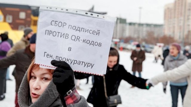 Bu bölgədə əhali ayağa qalxdı: QR kodlara etiraz edərək mitinqə çıxdılar - FOTO