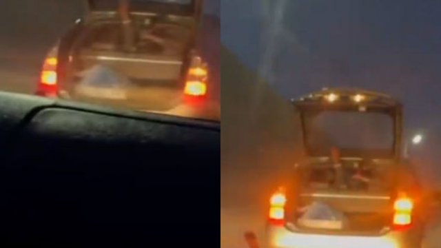 Polis gəlin maşınını saxladı - VİDEO