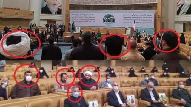 Azərbaycanda axtarışda olan şəxslər İranda konfransda - FOTO