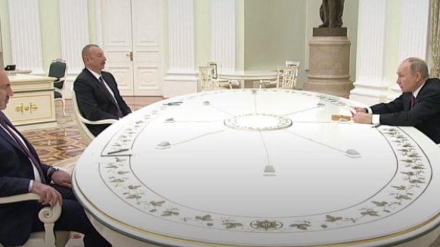 Soçidə Vladimir Putin, İlham Əliyev və Nikol Paşinyan arasında üçtərəfli görüş olub - YENİLƏNİB + FOTO/VİDEO