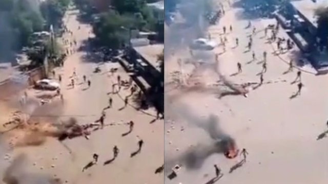 Fransa hərbçiləri mülki əhaliyə atəş açıb, ölənlər var - VİDEO