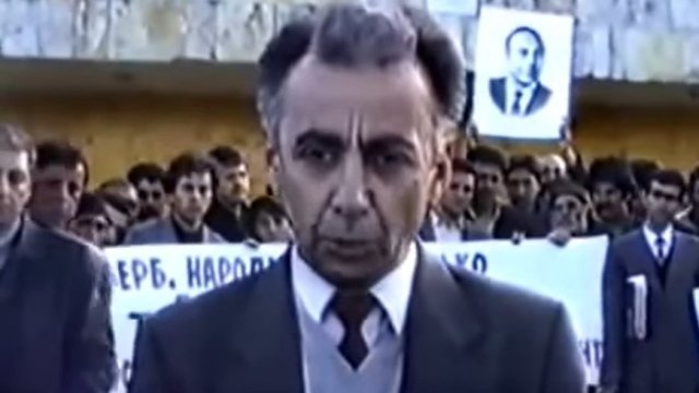 Hacıbala Abutalıbovun 29 il öncəki mitinqdə çıxışı yayıldı - VİDEO