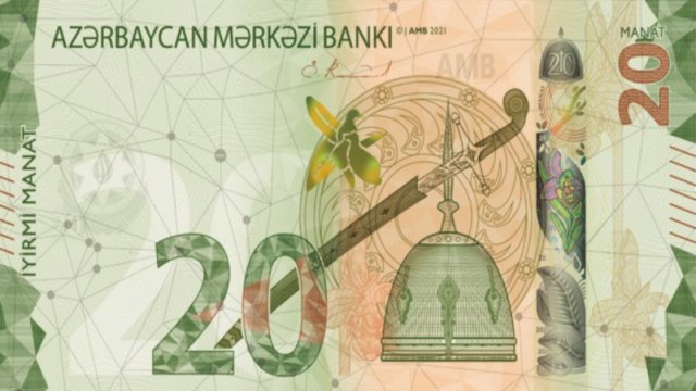 Yenilənmiş 20 manatlıq əskinaslar tədavülə buraxılır - FOTO