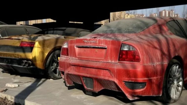 Milyonluq avtomobillərə 10 ildir heç kim toxunmur - FOTOLAR