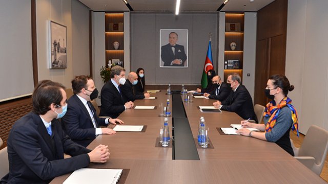 Ceyhun Bayramov Devid Harrislə son erməni təxribatlarını müzakirə etdi