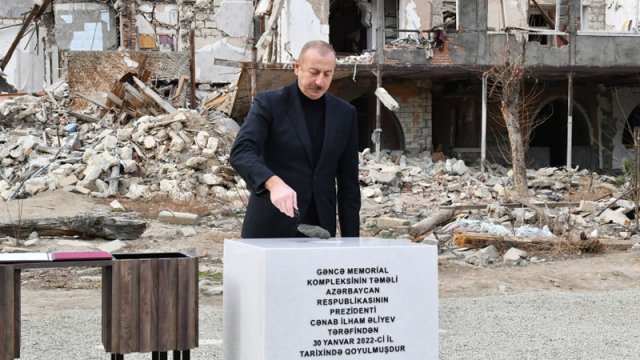 Prezident Gəncəyə səfər etdi - FOTOLAR