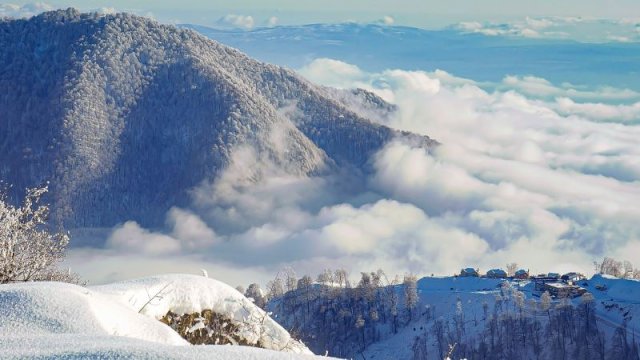 Ordubada 46 sm qar yağdı