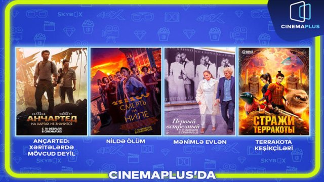 Bu gündən etibarən “CinemaPlus”da nümayiş olunacaq məşhur filmlərin siyahısı