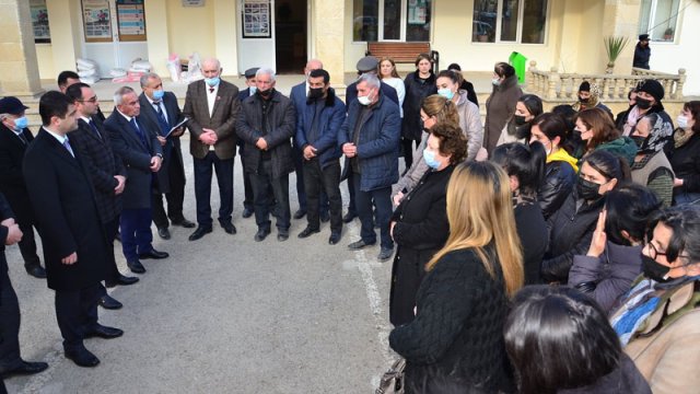 Seymur Orucov Dağ Kəsəmən kəndinə getdi - FOTOLAR