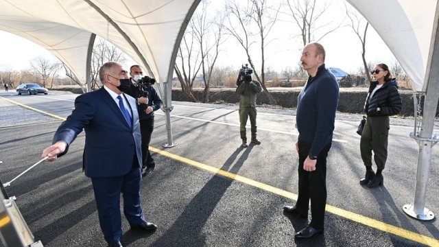 Avşar–Salmanbəyli–Aşağı Avşar–Xocavənd avtomobil yolu istifadəyə verildi - FOTO