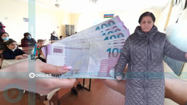 Rüşvət tələb edən məktəb direktoru işdən çıxarıldı - VİDEO
