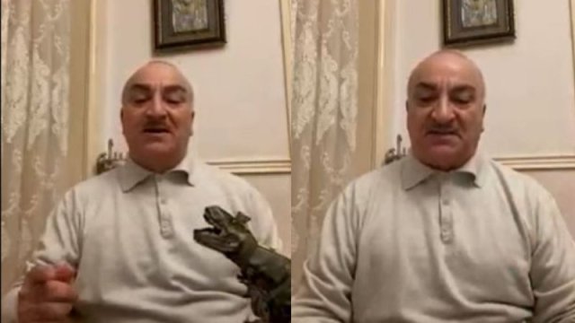 Deputat oyuncaq əjdaha ilə MESAJ VERDİ: 