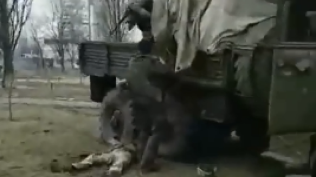 Kiyevə girmək istəyən ruslar məhv edildi - VİDEO (YENİLƏNİB)