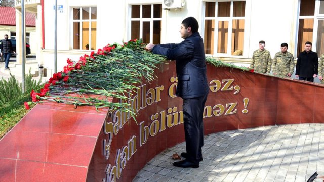 Ağstafada Xocalı soyqırımının qurbanları anıldı, ağacəkmə aksiyası təşkil keçirildi