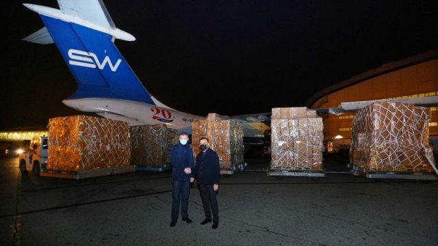 Azərbaycan Ukraynaya humanitar tibbi yardım göndərdi - FOTO