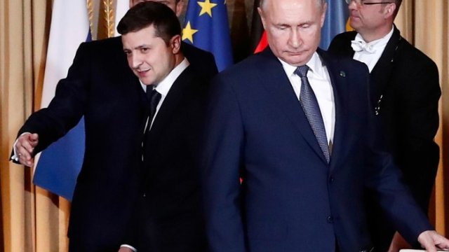 Makron Putin və Zelenski ilə danışıqlar aparıb