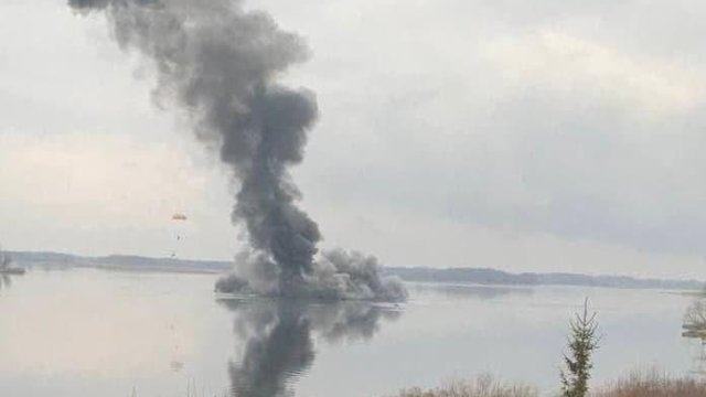 Ukrayna hərbçiləri rusların daha bir helikopterini vurdu - Foto